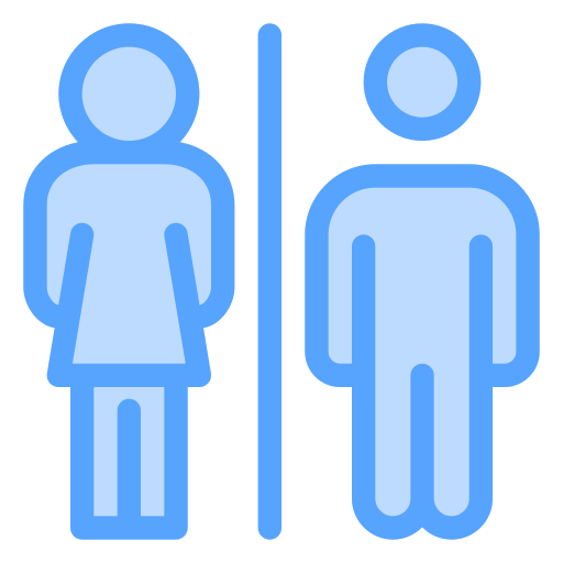 man en vrouw Generic color lineal-color icoon