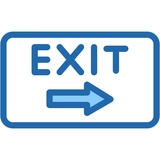 Emergency exit Generic color lineal-color icon