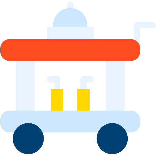 Food trolley Generic color fill icon