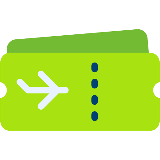 Boarding pass Generic color fill icon