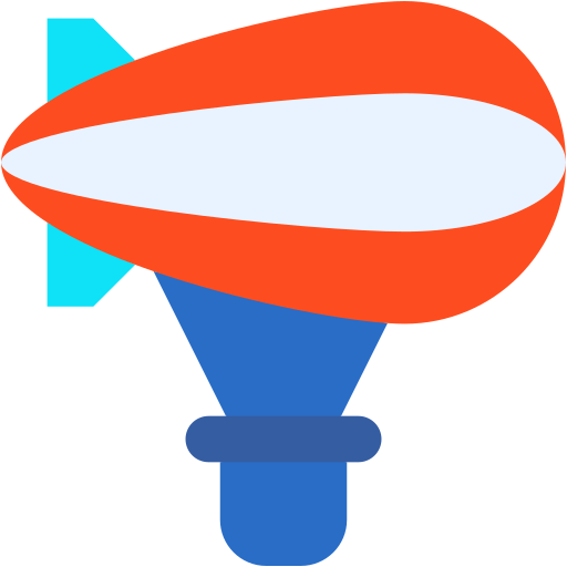 Airship Generic color fill icon