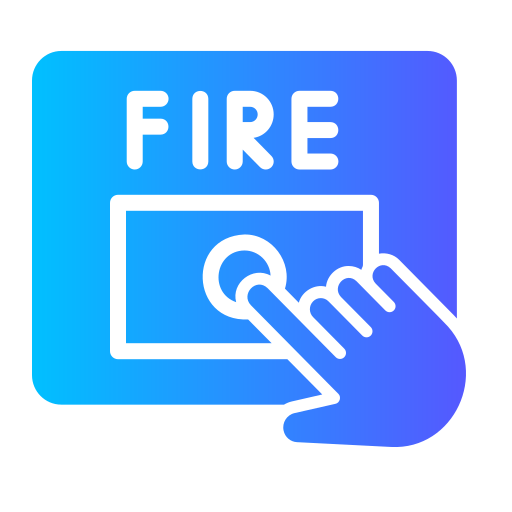 Fire alarm Generic gradient fill icon