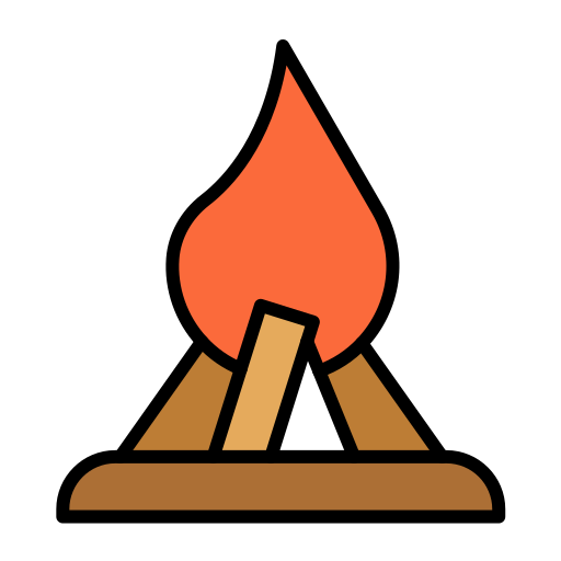 Campfire Generic color lineal-color icon