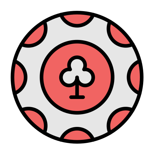 ポーカーチップ Generic color lineal-color icon