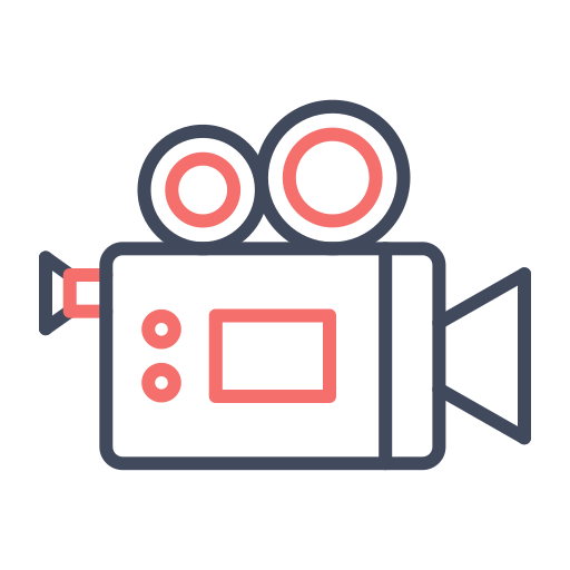 videocamera Generic color outline icona