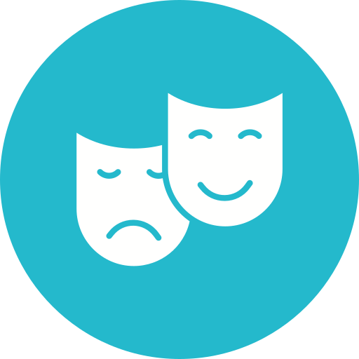Theatre mask Generic color fill icon