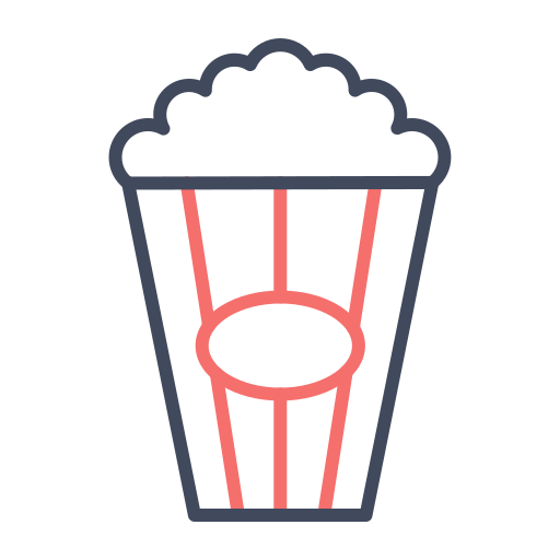 popcorn Generic color outline icona