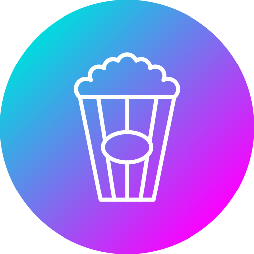 popcorn Generic gradient fill icoon
