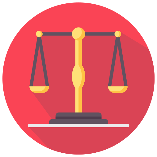skala sprawiedliwości Generic color fill ikona