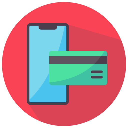 płatności mobilne Generic color fill ikona