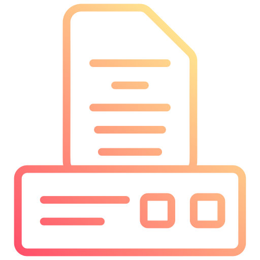 Data server Generic gradient outline icon