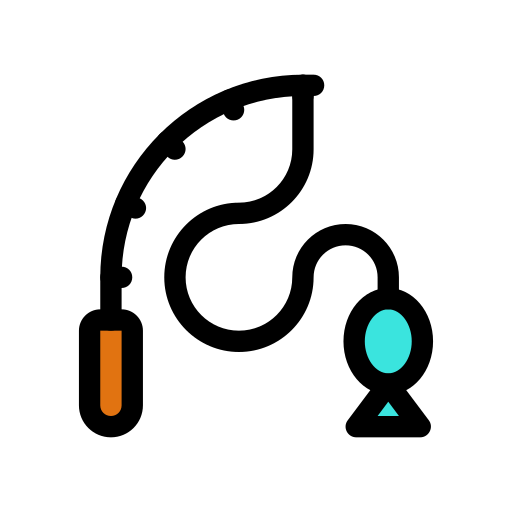 vis hengel Generic color lineal-color icoon