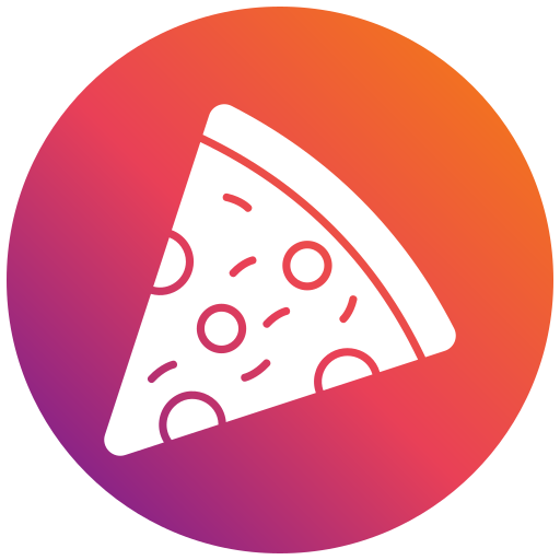 porción de pizza Generic gradient fill icono