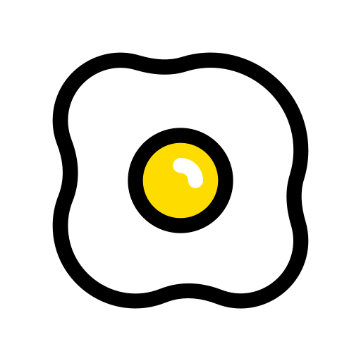 目玉焼き Generic color lineal-color icon