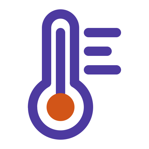 termômetro Generic color outline Ícone