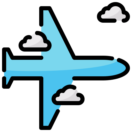 Flight Generic color lineal-color icon