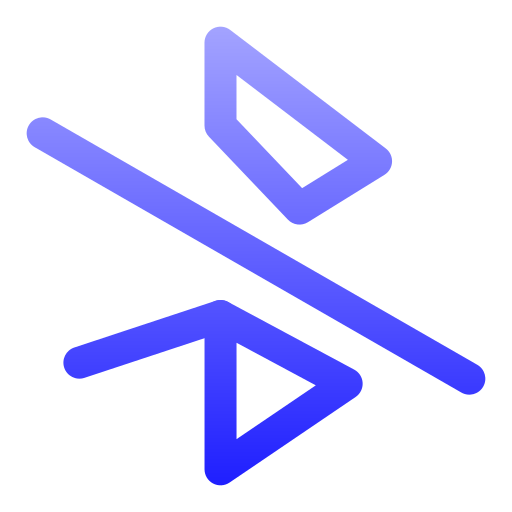 Bluetooth Generic gradient outline icon