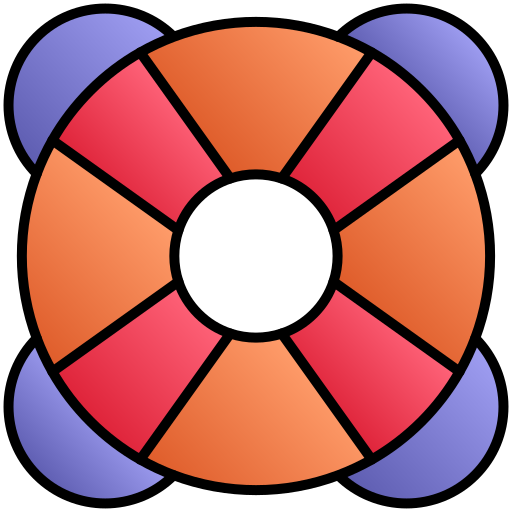 спасательный круг Generic gradient lineal-color иконка