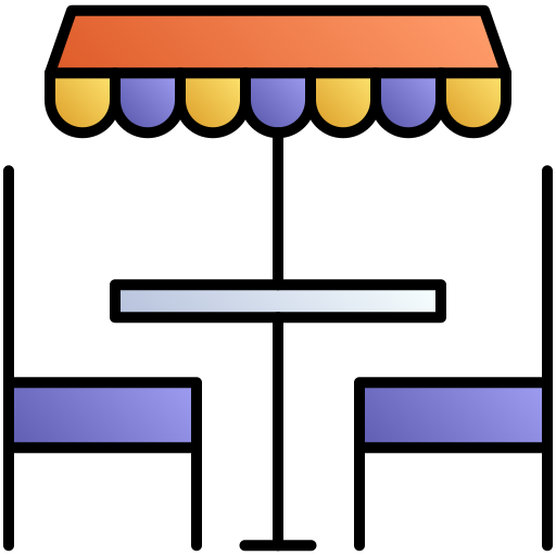 pátio Generic gradient lineal-color Ícone