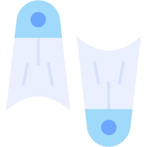 płetwy Generic color fill ikona