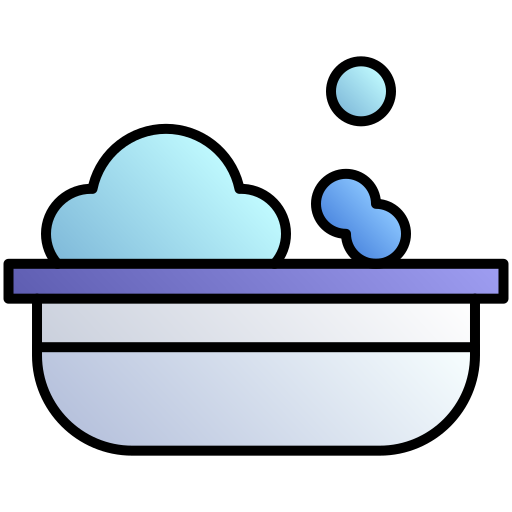 tina de baño Generic gradient lineal-color icono