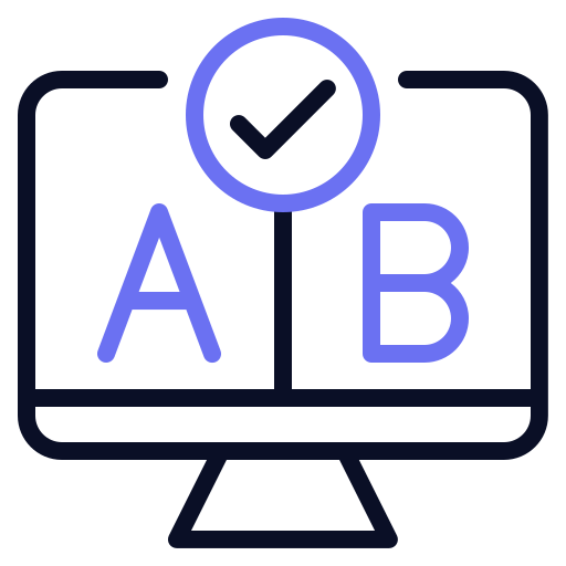 ab 테스트 Generic color outline icon