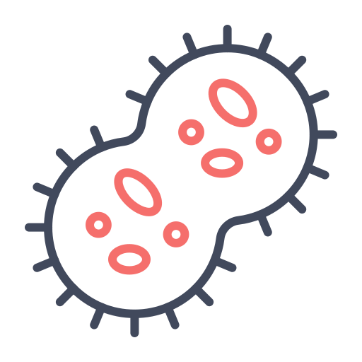 bacteriën Generic color outline icoon