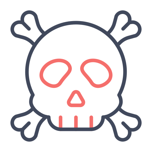 Skull Generic color outline icon