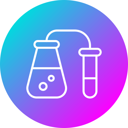 Chemical reaction Generic gradient fill icon