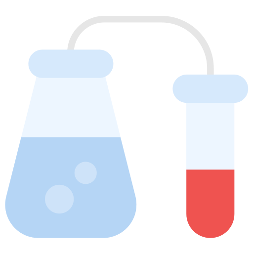 Chemical reaction Generic color fill icon