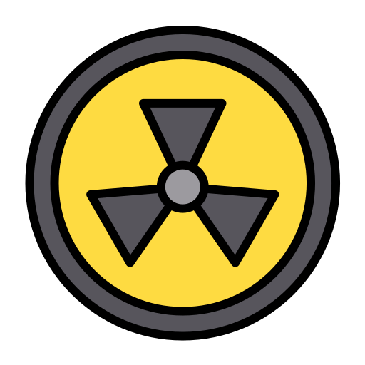 nuclear Generic color lineal-color icono