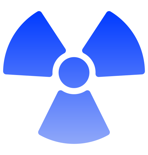 Nuclear Generic gradient fill icon
