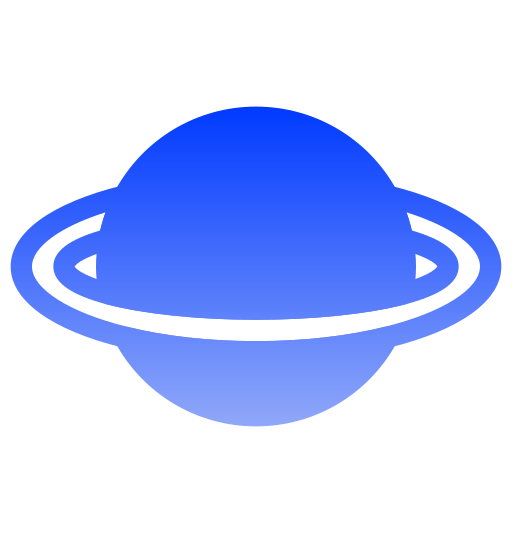 planet Generic gradient fill icon