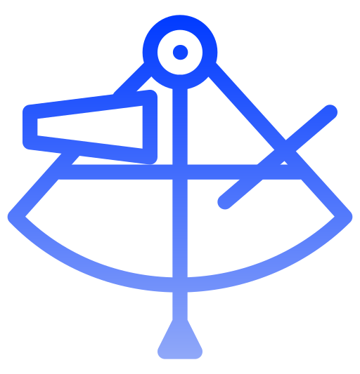 sextant Generic gradient outline Icône