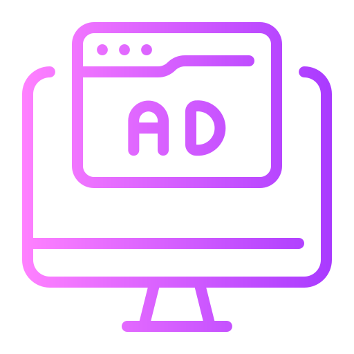 publicidad online Generic gradient outline icono