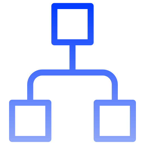 diagramme Generic gradient outline Icône