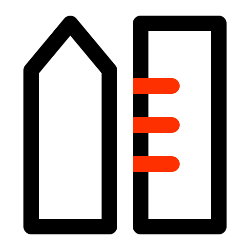 定規と鉛筆 Generic color outline icon