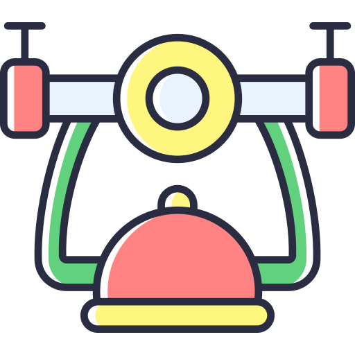 Drone delivery SBTS2018 Lineal Color icon