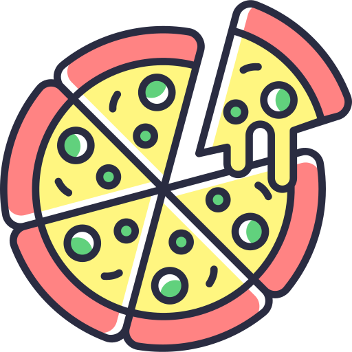 Pizza SBTS2018 Lineal Color icon