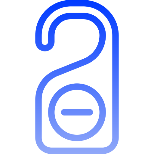 deur teken Generic gradient outline icoon