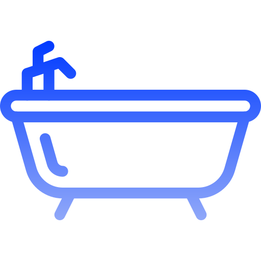 Ванная комната Generic gradient outline иконка