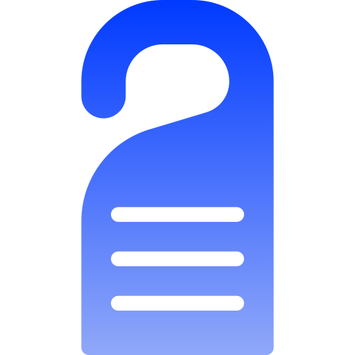 ドアハンガー Generic gradient fill icon