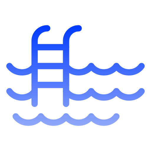 zwembad Generic gradient fill icoon