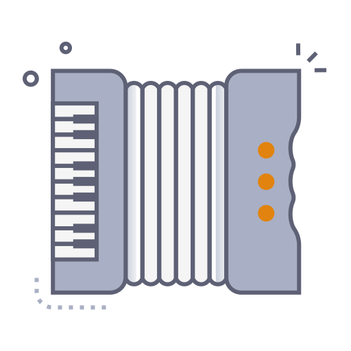 Accordion Generic gradient lineal-color icon