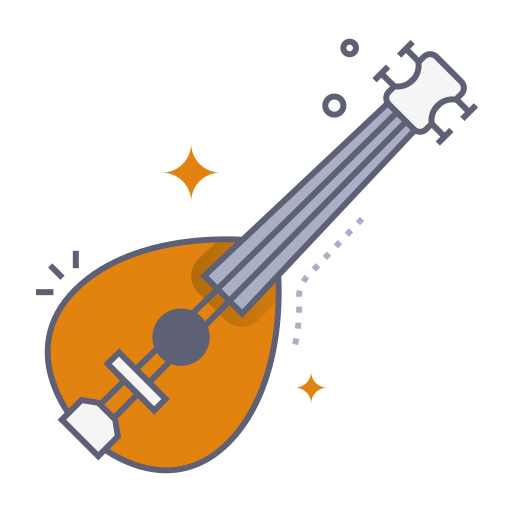mandoline Generic gradient lineal-color icoon