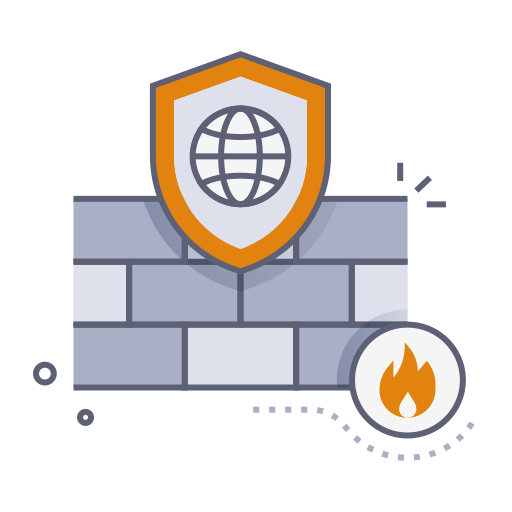 Firewall Generic gradient lineal-color icon