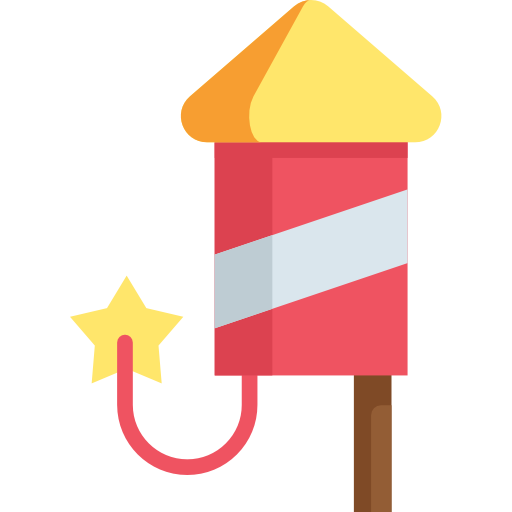 Fireworks Special Flat icon