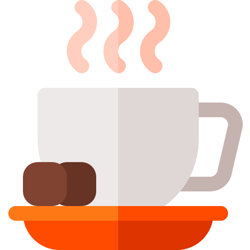 taza de café Basic Rounded Flat icono