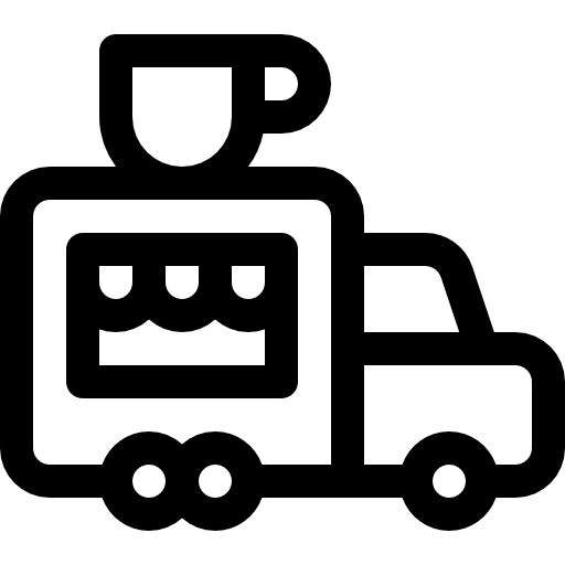 コーヒートラック Basic Rounded Lineal icon