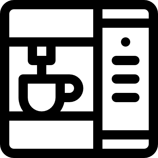 自動販売機 Basic Rounded Lineal icon